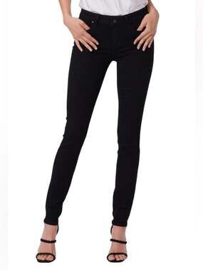 PAIGE Women's Size 26 Black Overdye Verdugo Ultra Skinny Crop Denim Jeans
